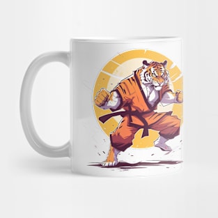 karate tiger Mug